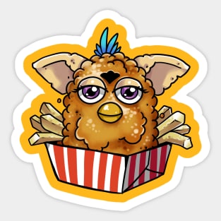 Deep Fried Furby Sticker